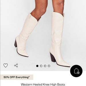 Western Knee High Boot
